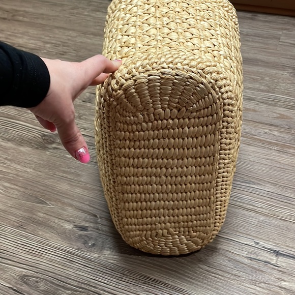 Handwoven Straw Shopper Bag - Picture 6 of 7